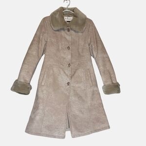 Nuage Penny Lane Long coat,Boho,faux suede fur shearling jacket,M